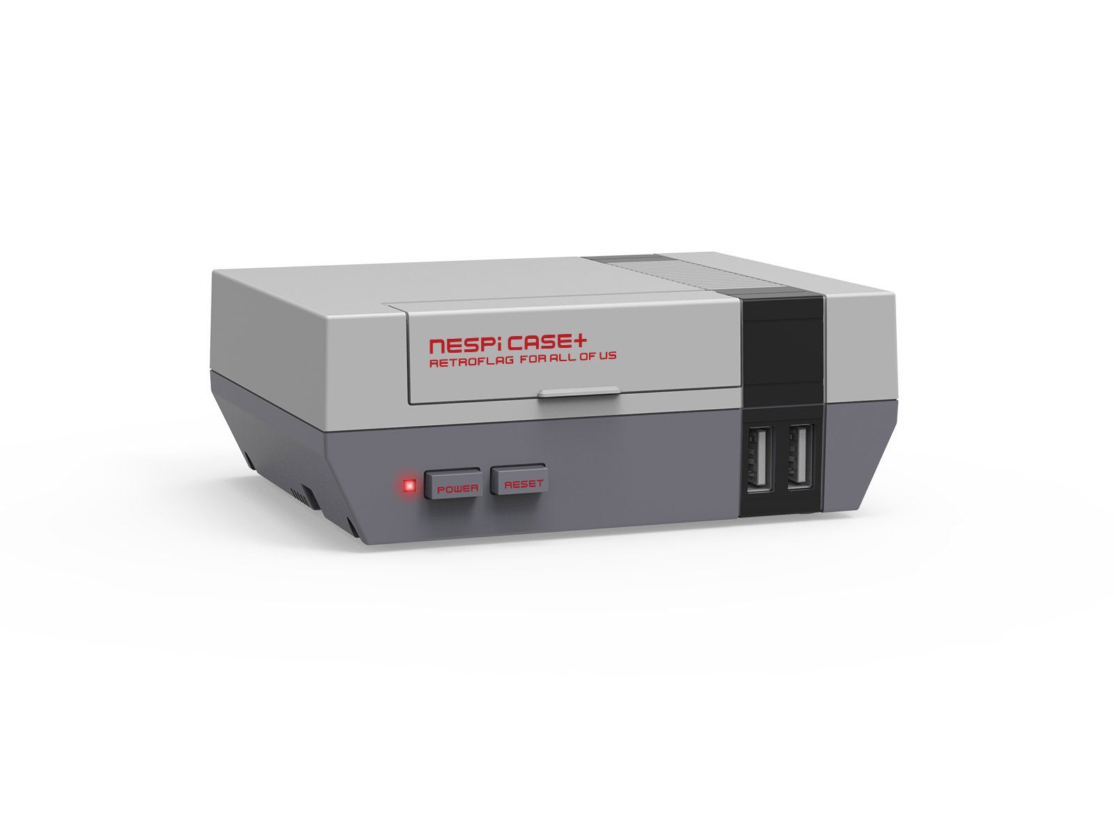 Retroflag Nespi Case Plus Functional Power Button With Safe Shutdown For Retropie Raspberry Pi 3/2 Model B & Raspberry Pi 3B+(Ne
